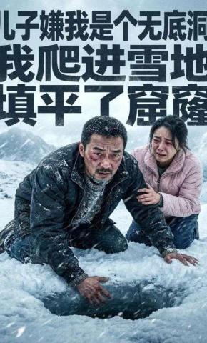 短剧《儿子嫌我是个无底洞，我爬进雪地填平了窟窿》海报