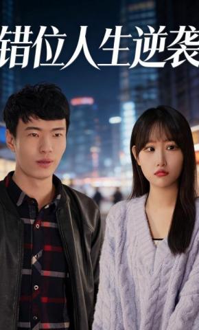 短剧错位人生逆袭海报
