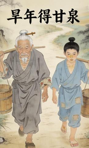 短剧《旱年得甘泉》海报