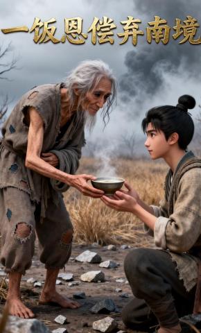 短剧《一饭恩偿弃南境》海报