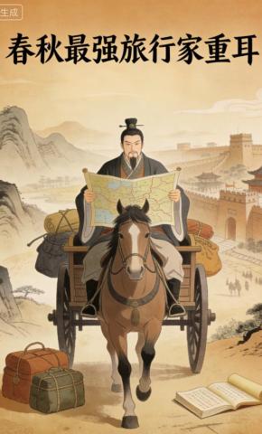 短剧《春秋最强旅行家重耳》海报