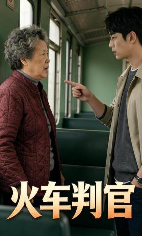 短剧《火车判官》海报