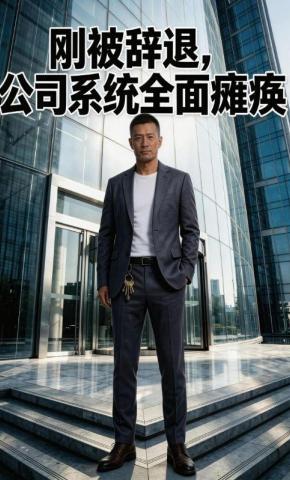 短剧《刚被辞退，公司系统全面瘫痪》海报