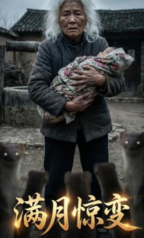 短剧《满月惊变》海报