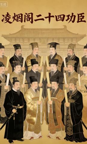 短剧《凌烟阁二十四功臣》海报