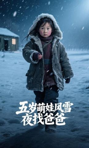 短剧《五岁萌娃风雪夜找爸爸》海报