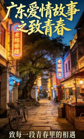 短剧《广东爱情故事之致青春》海报