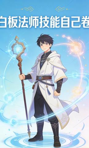 短剧《白板法师技能自己卷》海报