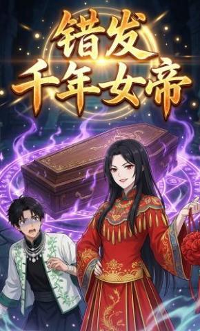 短剧《错发千年女帝》海报