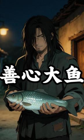 短剧《善心大鱼》海报