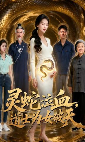 短剧《灵蛇泣血，道士为女破天》海报