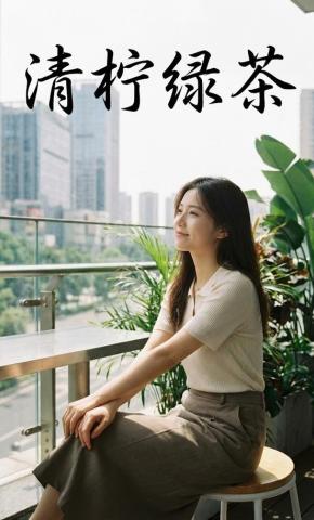 短剧《清柠绿茶》海报