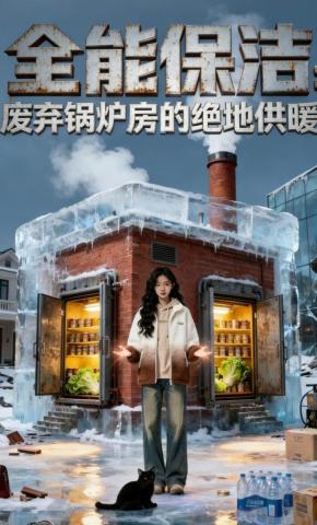 短剧《全能保洁：废弃锅炉房的绝地供暖》海报