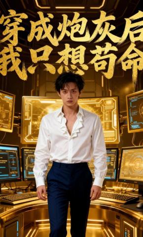 短剧《穿成炮灰后我只想苟命》海报