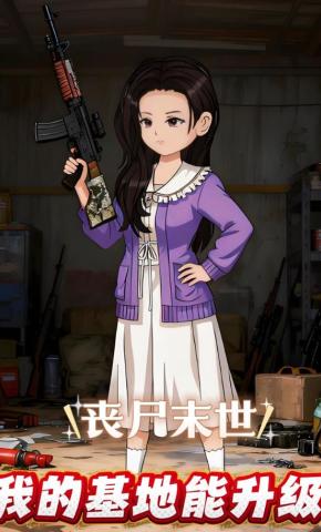 短剧《丧尸末世，我的基地能升级》海报