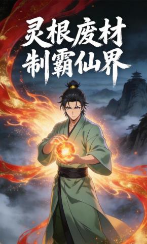 短剧《灵根废材，制霸仙界》海报