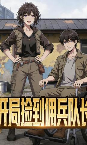 短剧《开局捡到佣兵队长》海报