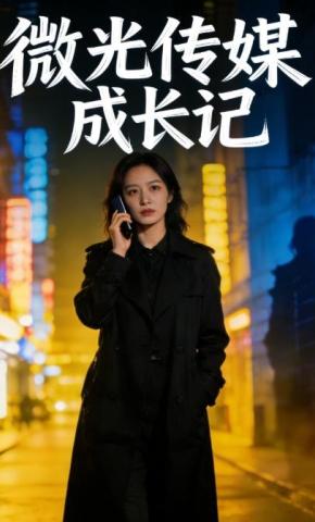 短剧《微光传媒成长记》海报