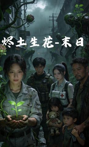 短剧《烬土生花-末日》海报