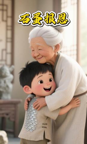 短剧《石蛋报恩》海报