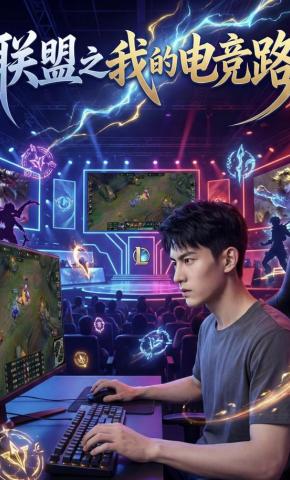 短剧《联盟之我的电竞路》海报