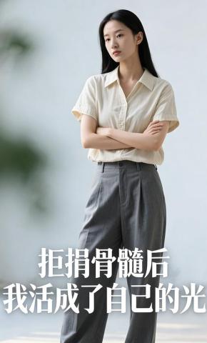 短剧《拒捐骨髓后我活成了自己的光》海报