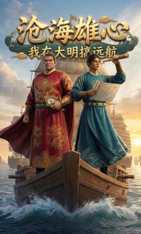 短剧《沧海雄心：我在大明搞远航》海报