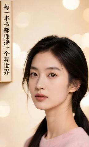 短剧《每一本书都连接一个异世界》海报