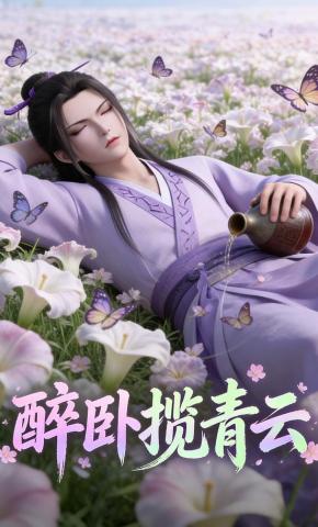 短剧《醉卧揽青云》海报