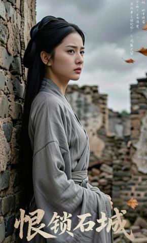 短剧《恨锁石城》海报