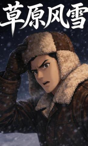 短剧《草原风雪》海报