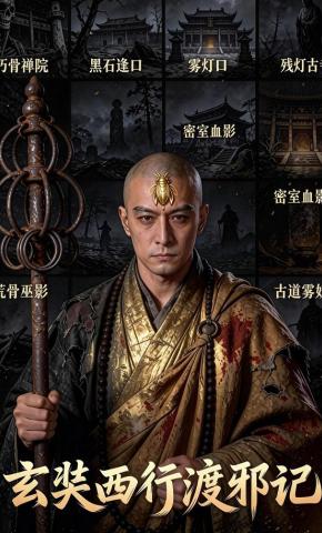 短剧《玄奘西行渡邪记》海报