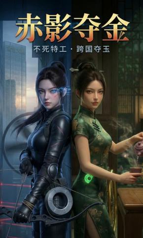 短剧《赤影夺金》海报