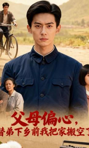 短剧《父母偏心，替弟下乡前我把家搬空了》海报