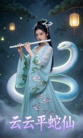 短剧《云云平蛇仙》海报