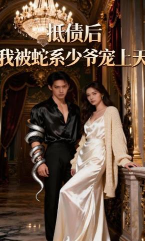 短剧《抵债后，我被蛇系少爷宠上天》海报