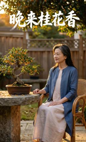 短剧《晚来桂花香》海报