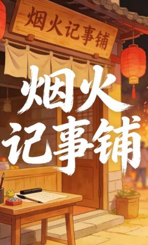 短剧《烟火记事铺》海报