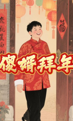 短剧《傻婿拜年》海报