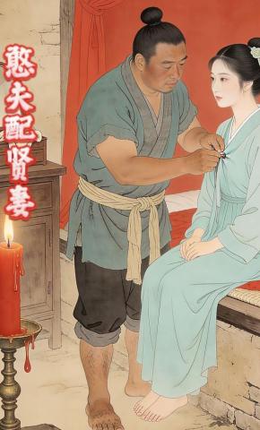 短剧《憨夫配贤妻》海报