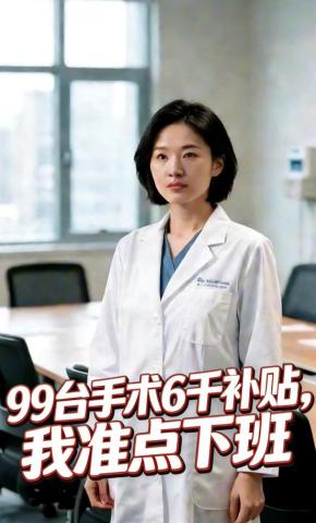 短剧《99台手术6千补贴，我准点下班》海报