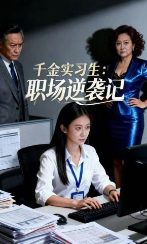 短剧《千金实习生，职场逆袭记》海报