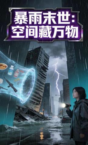 短剧《暴雨末世：空间藏万物》海报