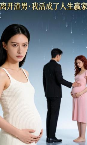 短剧《离开渣男，我活成了人生赢家》海报