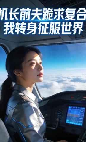 短剧《机长前夫跪求复合，我转身征服世界》海报