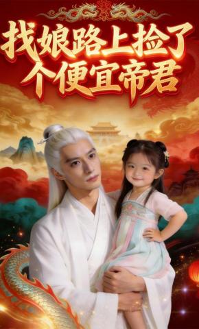 短剧《找娘路上捡了个便宜帝君》海报