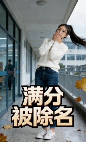 短剧《满分被除名》海报