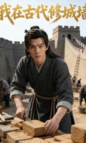 短剧《我在古代修城墙》海报