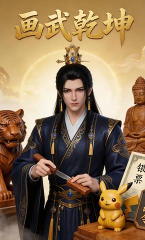 短剧《画武乾坤》海报