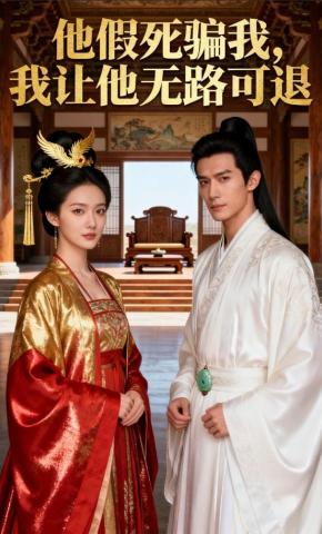 短剧《他假死骗我，我让他无路可退》海报
